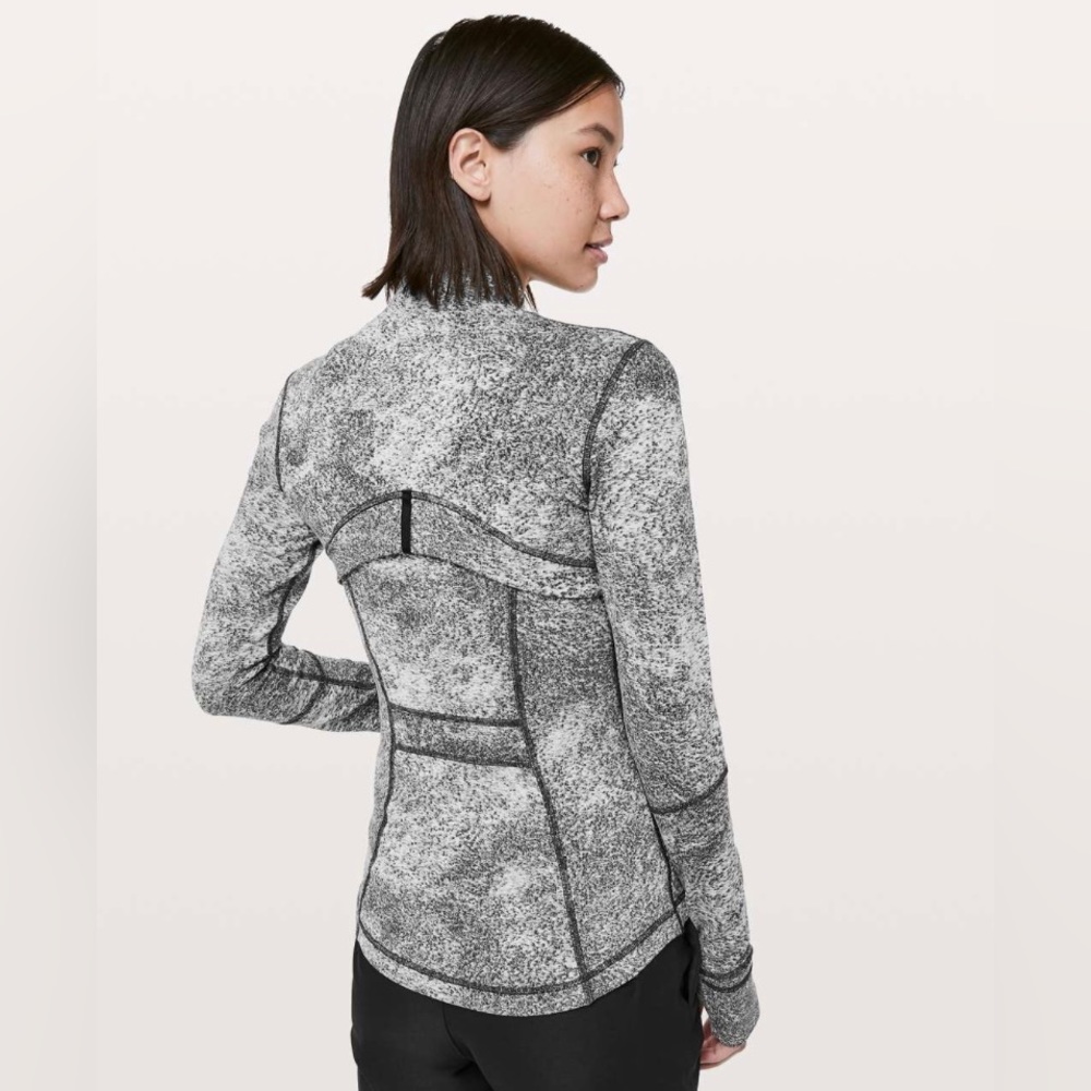 Lululemon Define Jacket Spray Jaquard White/Black - Picture 4 of 7